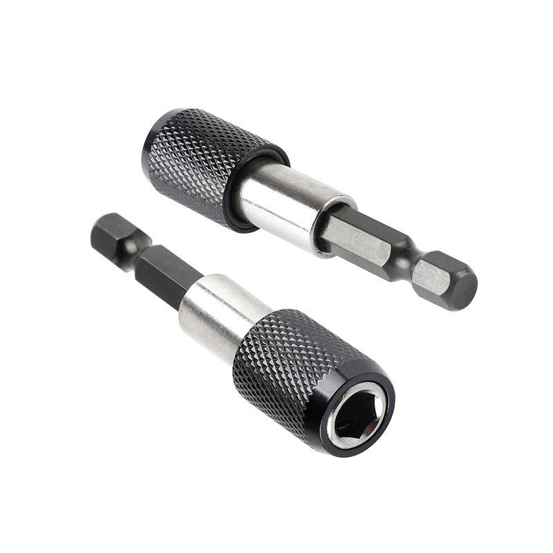 60/100/150mm Hexagonal Quick Change Rod Self-locking Screwdriver Connect Rod Power Tool Accessory Magnetic Sleeve Extension Rod