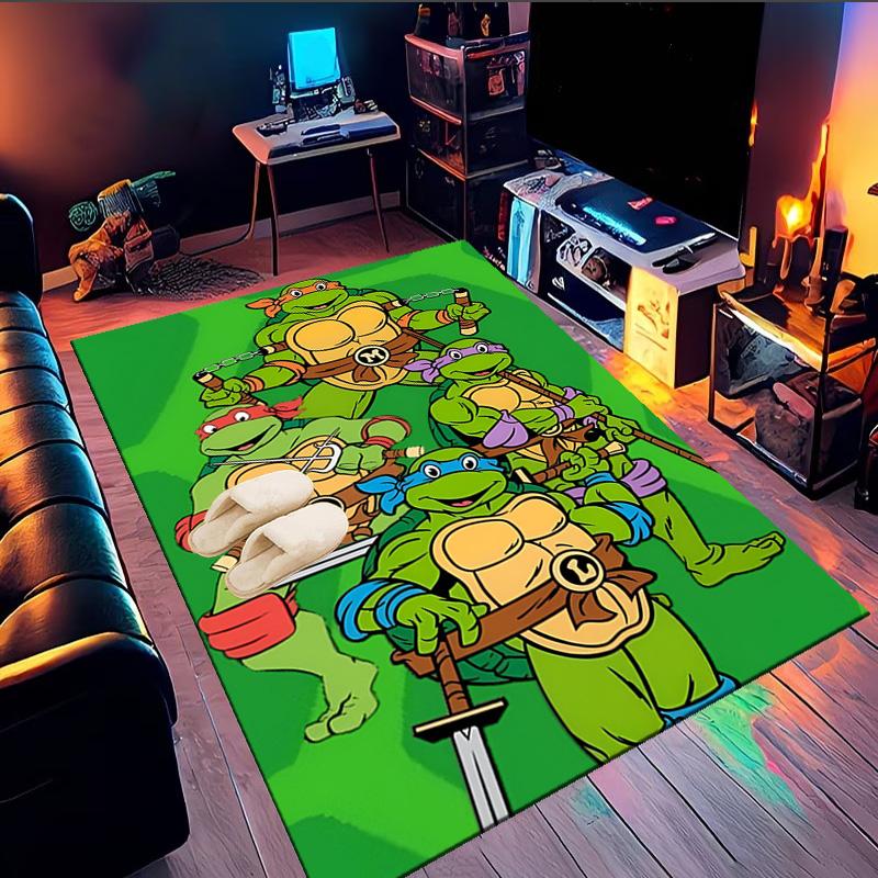 Ninja Turtles Adventure Area Rug Suitable for Indoor And Outdoor,Carpets for Kitchens, Homes, Offices, Living Rooms,Home Decor,Christmas Gift