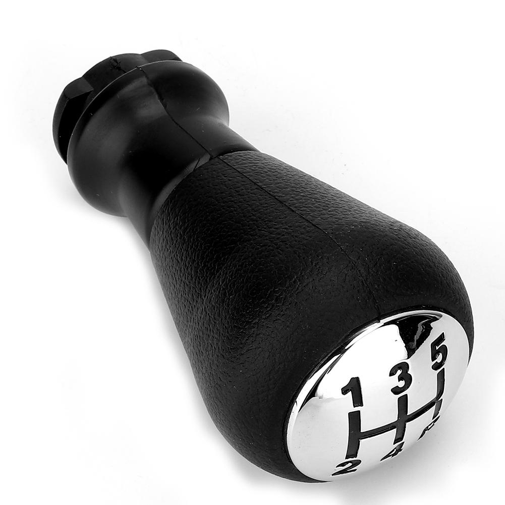 5 Speed Manual Car Gear Shift Stick Knob With Adapter Fit For Peugeot 106 206 306 406 806 107