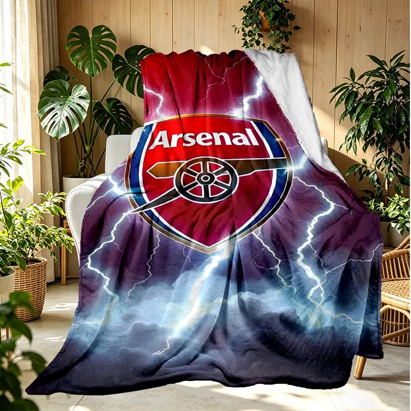 Football team.C Pattern Blanket for Home Decoration, Bed, Sofa, Car Travel, Camping, Suitable for All Seasons, Birthday Christmas Gift