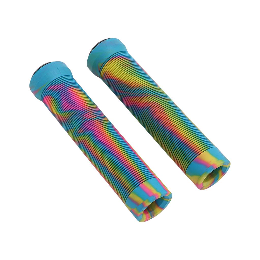1 Pairset 22.2mm Rubber Handlebar Grips with Anti Slip Texture Mountain Bike Handle Cover