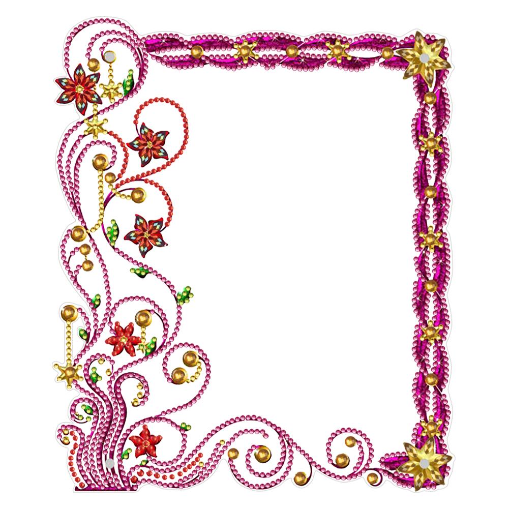 Sada pro DIY diamantové malování se speciálním tvarem květinového stolního diamantového malování ornament diamantový malování fotorámeček pro domácí kancelář