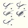 100pcs Fishing Hooks Set High Carbon Steel Sharp Barbed Fishhooks Rock Fishing Gear Tackle Accessories for Saltwater