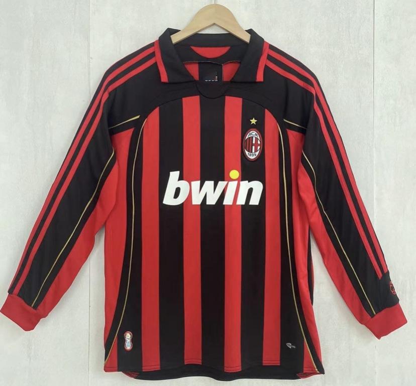 Retro Football Jersey Old Collection Club Manchester United, Real Madrid AC Short-sleeved Long-sleeved Football Uniform Can Be Printed