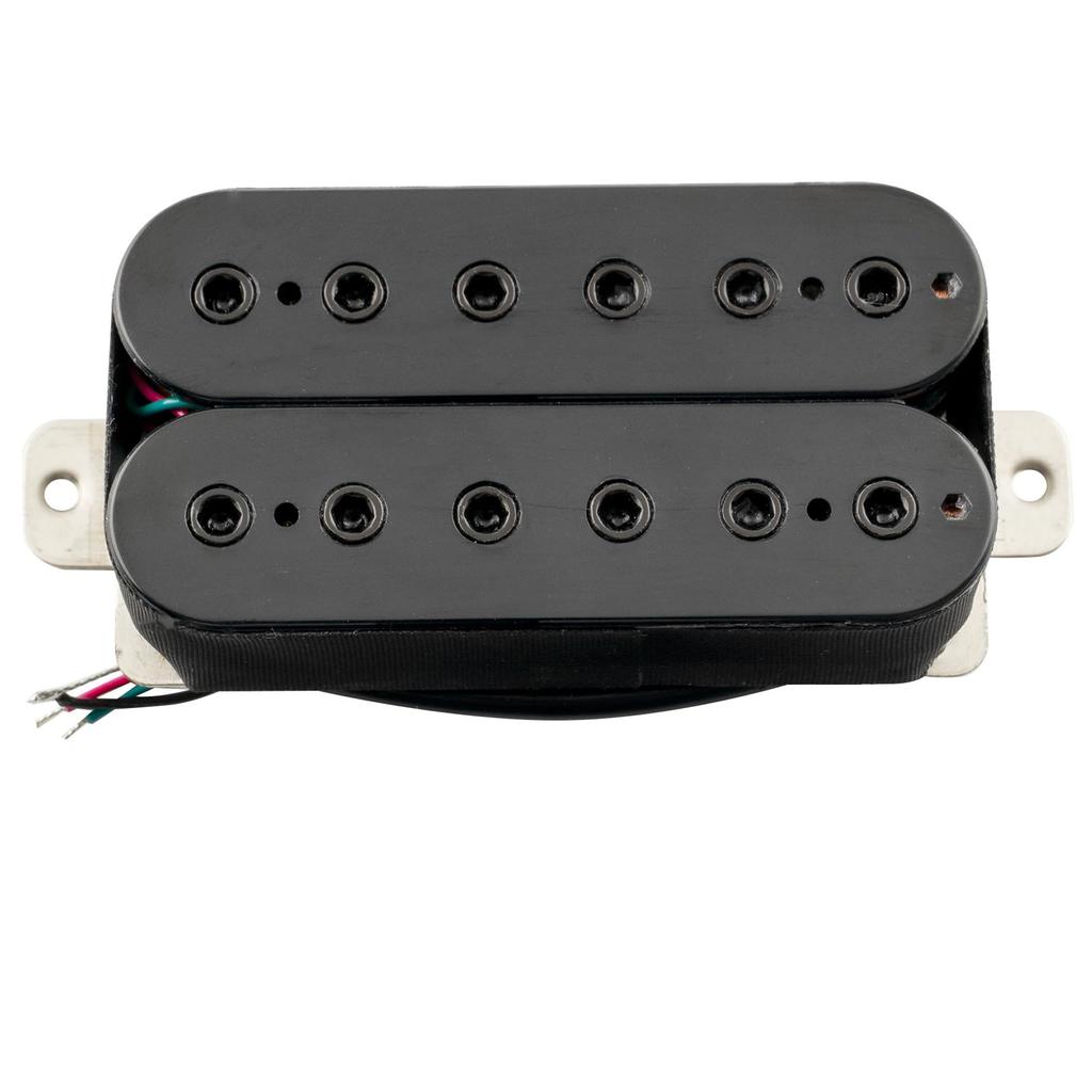 Musiclily Pro Alnico 5 Uncovered Adjustable Hexagonal Pole Humbucker Pickup for Neck PU Electric Black HH-HEXA Guitar,