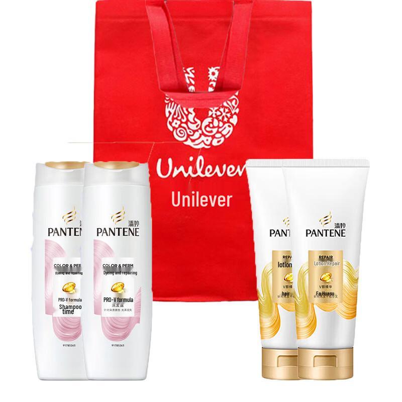 Pantene PRO-V Шампунь и кондиционер для восстановления окрашенных волос и волос после химической завивки, двойная упаковка