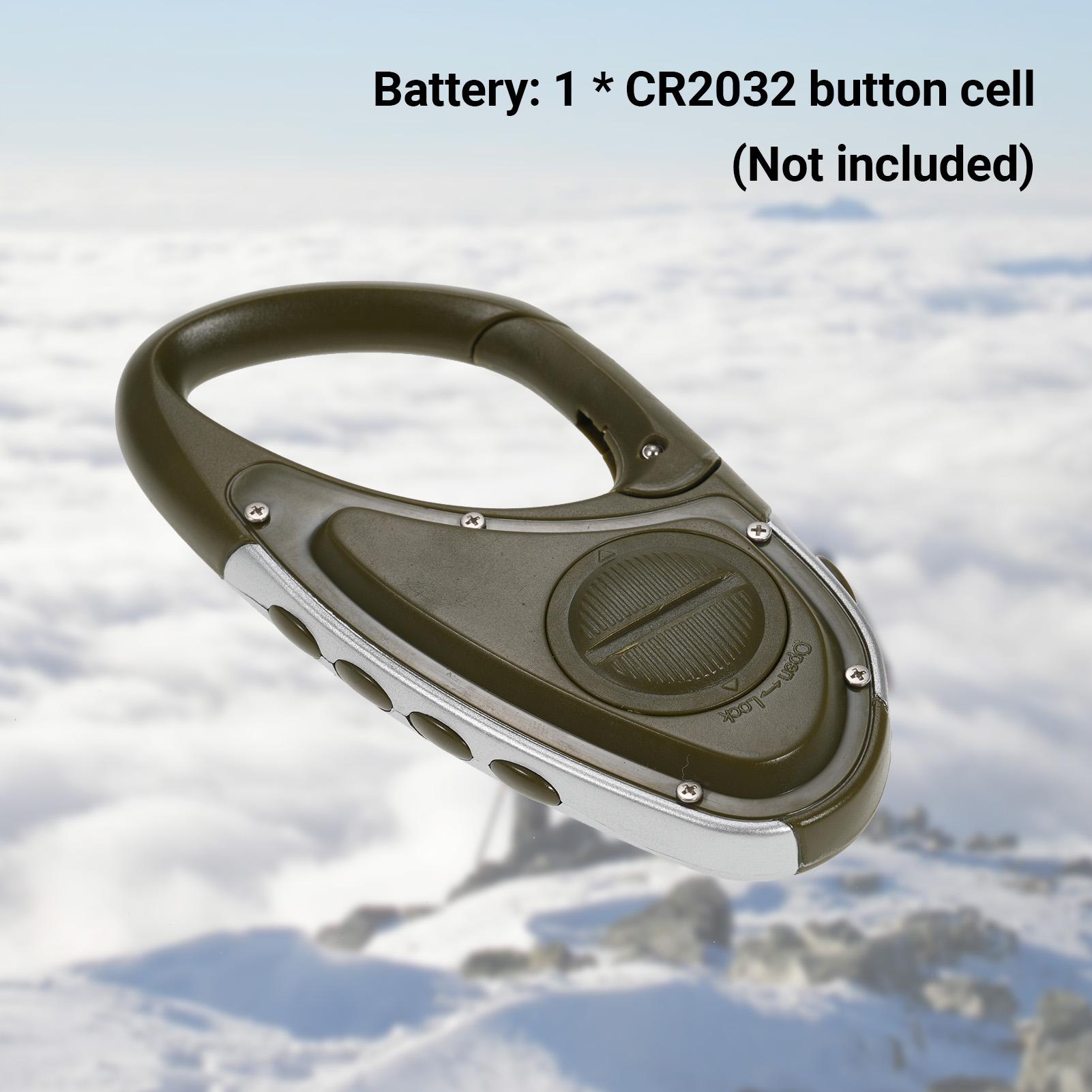 

Multifunctional Barometer Altimeter Thermometer with Backlight Display Digital Altitude Monitor Weather Forecast for армия зеленый