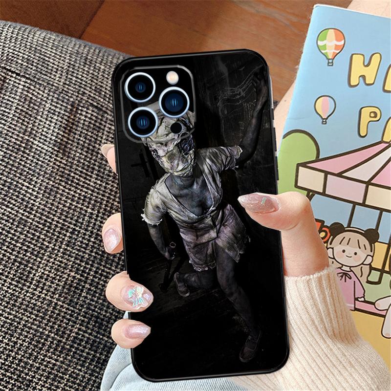 Silent Hill Nurse Phone Case For iPhone 15 13 12 11 14 16 Pro Max X XR XS Case For iPhone 15 12 13 Mini Plus Cover