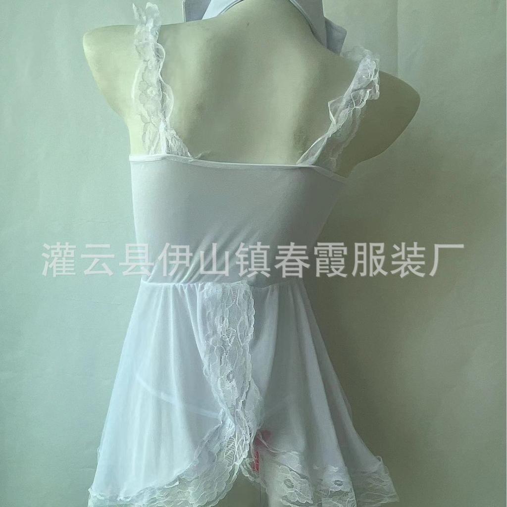 Sexy spodní prádlo sexy uniforma zdravotní sestry svádění vášeň pyžamo sukně průhledné letní dámské tenké