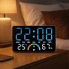 Dual Alarms Digital Wall Clock Large Screen Electronic Table Clock LED Alarm Clock  Home Decor