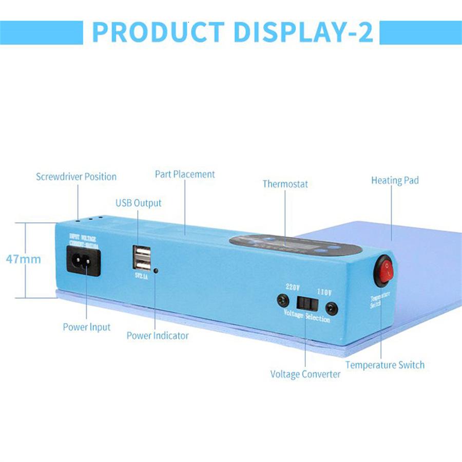 LCD Screen Splitter Heated Pad Separator Repair Tool For Cell Phone Tablet eBook