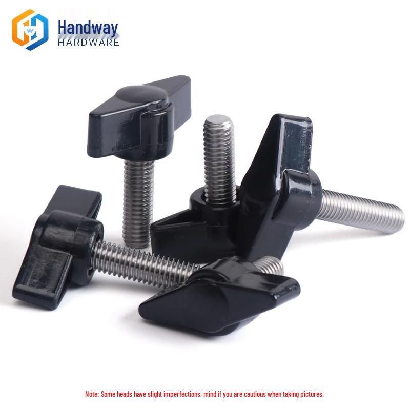 304 Stainless Steel M6 T-Handle Bakelite Knob Screw