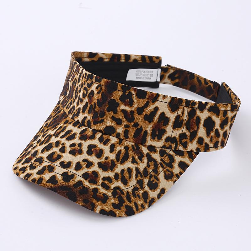 Women's Leopard Print Duckbill Cap - Breathable, Sun Protection for Outdoor Travels