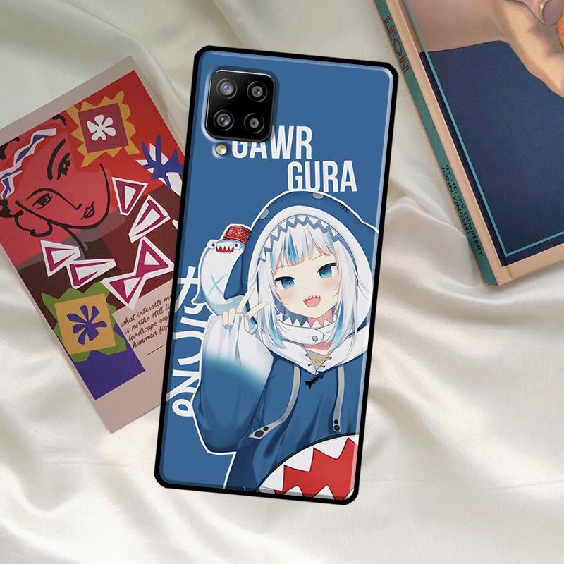 Gawr Gura Hololive Girl Case For Samsung Galaxy A54 A06 A05 A16 A26 A36 A56 A53 A32 A52 A33 A13 A55 A35 A15 A14 A34