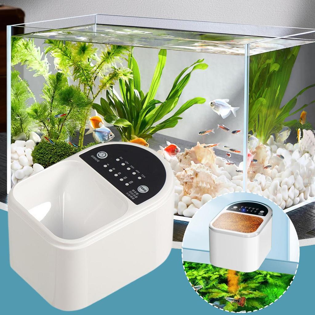 Automatic Fish Feeder For Aquarium Adjustable Auto Feeder For Fish Tank Smart Timer Automatic Feeding Accessories