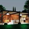 Solar Shed Barn Light Indoor Outdoor 244 LED Solar Pendant Light 5 Modes Solar Motion Sensor Light with Remote IP65 Waterproof