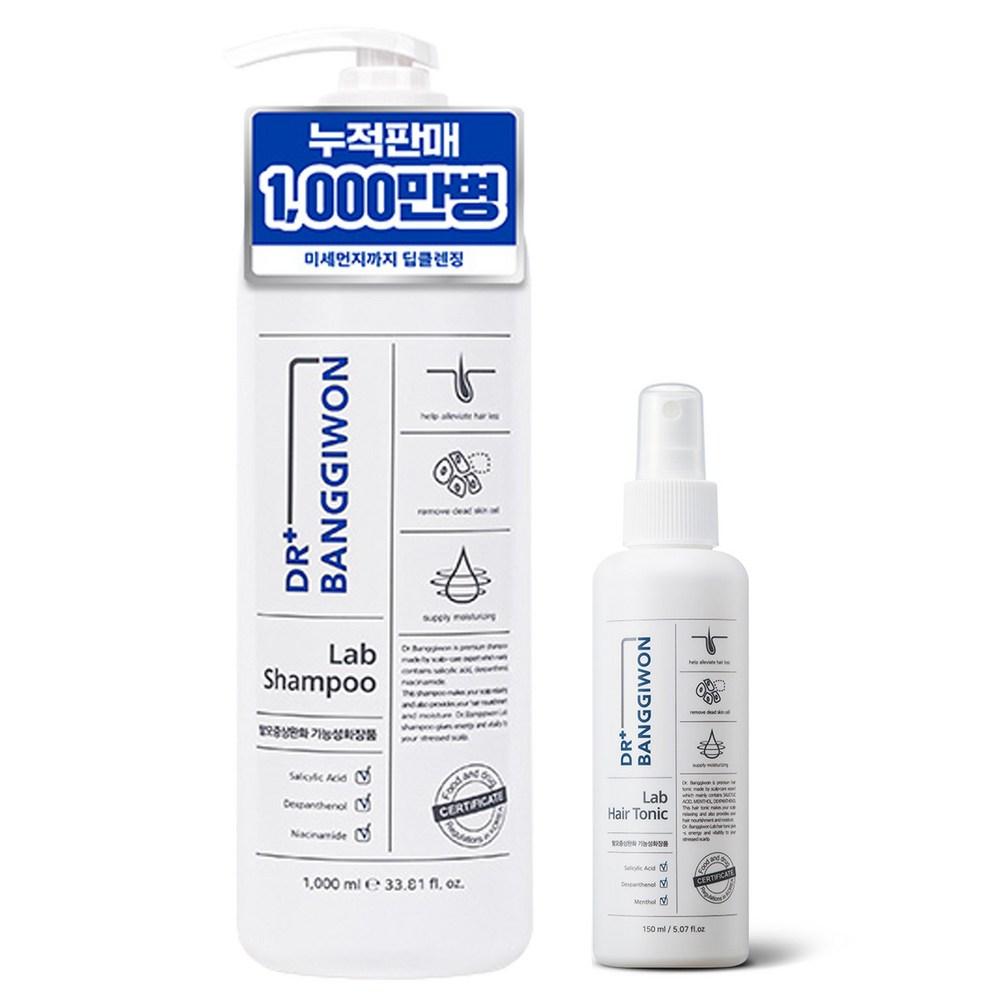 Dr. Bangiwon Lab Hair Loss Relief Shampoo 1L + Hair Tonic 150ml Set 1 pcs 1,000 ml + 150 ml