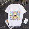 Labu Authentisches Baumwoll-Kurzarm-Eltern-Kind-T-Shirt Für Männer Und Mädchen, Sommer-Tops, Atmungsaktive Und Niedliche Baby-Familienkleidung