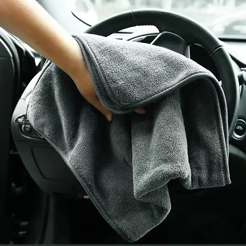 100 cm Mikrofaser-Autowaschtuch, professionelles Autoreinigungs-Trockentuch, Handtücher zum Waschen, Polieren und Wachsen von Autos