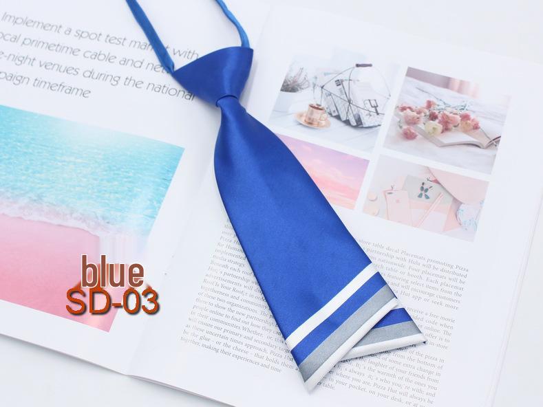Korean Style Silk Blend Double Layer Bow Tie for Women - Academy Style JK Uniform