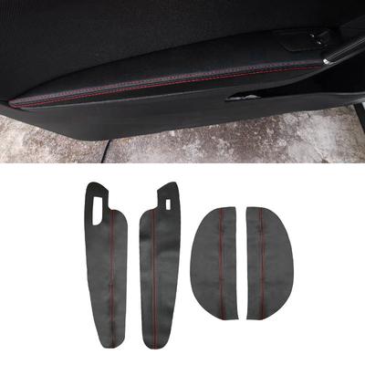 4db VW Golf 7 MK7 VII 2014 2015 2016 2017 2018 Mikroszálas Bőr Csak 2/3 Ajtós Autó Belső Ajtó Kartámasz Panel Borító Díszléc