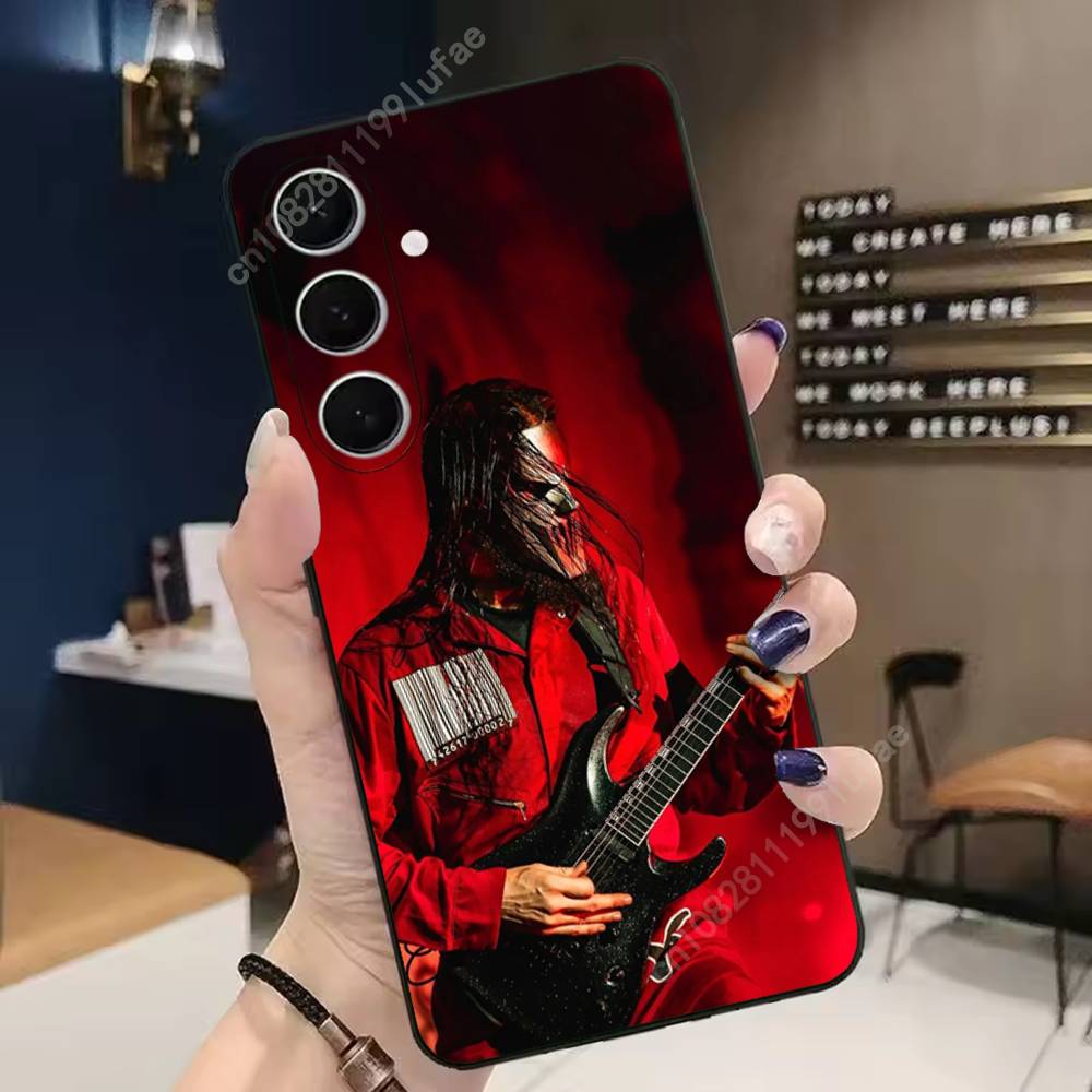 S-Slipknot-S Rock Band Phone Case for Samsung Galaxy A73 72 71 70 Note20 Note10 Note9 Ultra Plus FE Silicone Cover