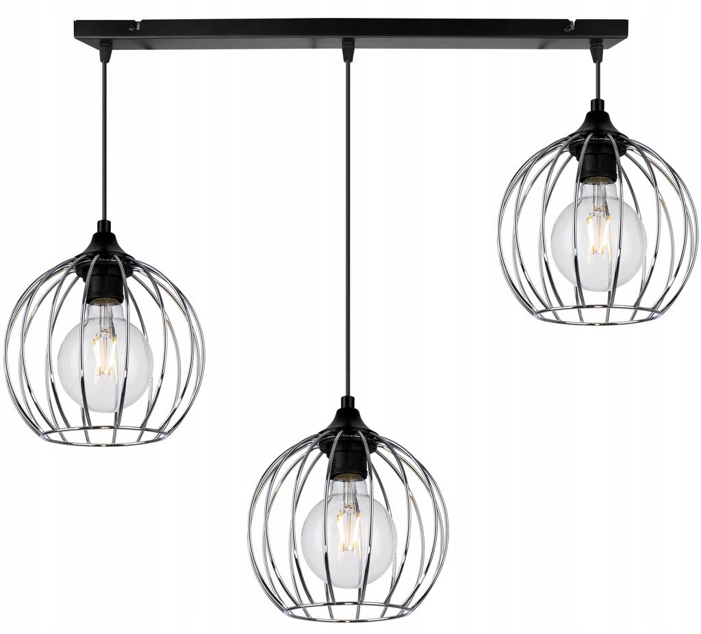 CEILING HANGING LAMP, WIRE CHROME LED