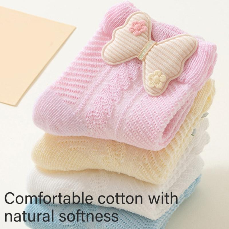 1 para niemowlęcych skarpetek do kostek z wzorem kreskówkowym Obuwie Skarpety unisex do codziennego chodzenia Chłopcy Dziewczynki