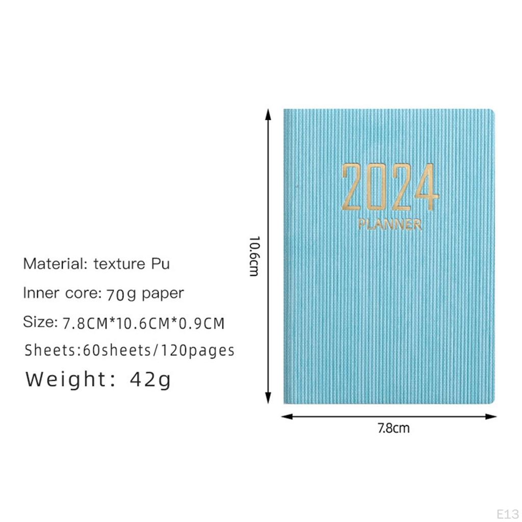 Planner Notebook Diary Monthly Professional Journal Double Sided Writing