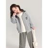 Brand New Autumn Zip-Up Hoodie for Older Children, Unisex Youth Letter Print Hooded Jacket, Children's Clothing