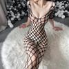 Hot Teddies Bobysuit Lenjerie sexy din plasă Lenjerie de corp Salopetă Ciorapi de corp Femei haine sexy Costume