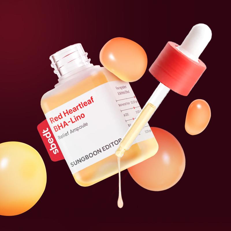 SUNGBOON EDITOR Red Heartleaf BHA-Lino Relief Ampoule 40ml