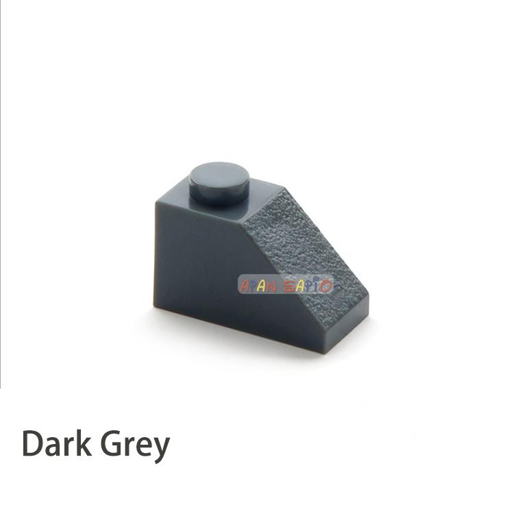 Non-Toxic 500Pcs Diy Building Blocks Thick Figures Bricks Slope 1X2 Dots Educational Creative Size Compatible With 3040 Toys For Children