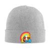 Funny Larva Beanie Hats  Bonnet Hats Unisex Adult Street Kpop Knitted Hat Spring Printed Thermal Elastic Caps