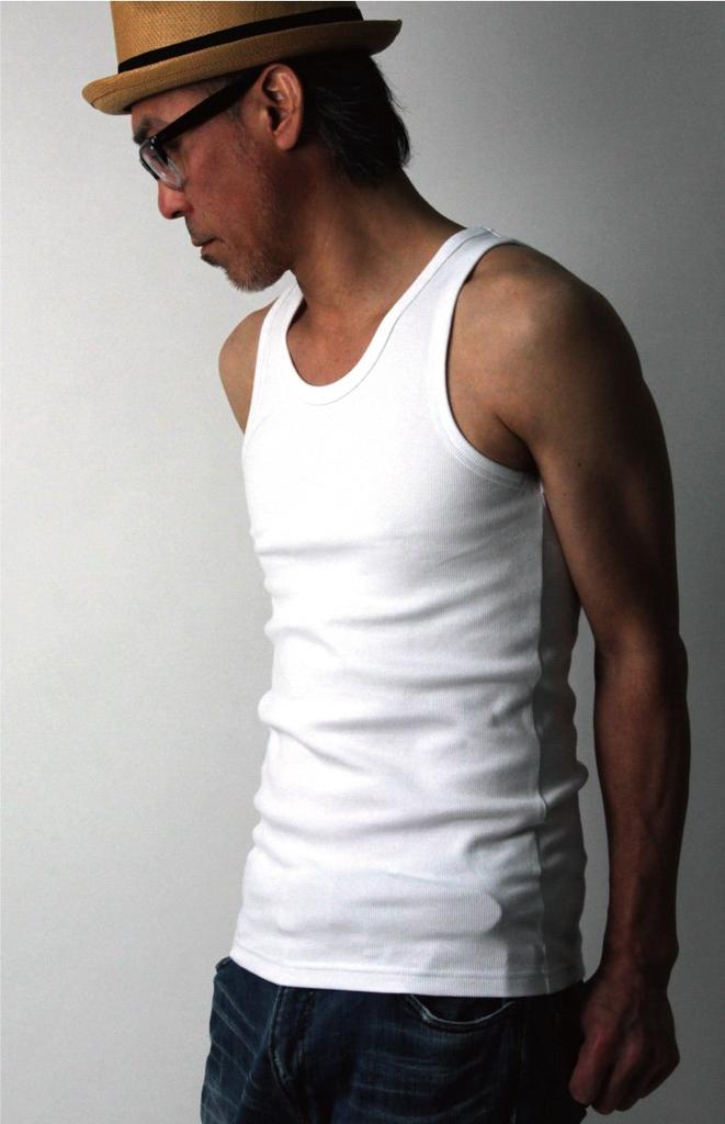AVIREX Daily Rib Tank Top M 01_White 6143507