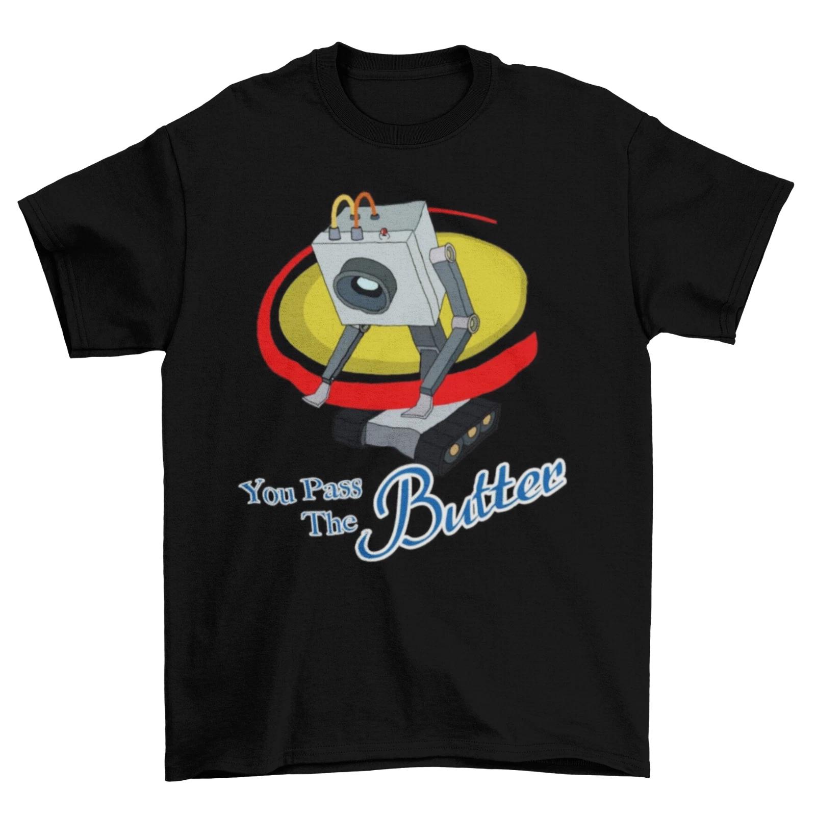 Butter Robot T-Shirt Unisex Cotton Sizes Game You Pass Butter XL
