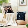 Trendy NNCT 127S Cushion Cover Breathable and skinfriendly linen pillowcase square removable and washable cushion