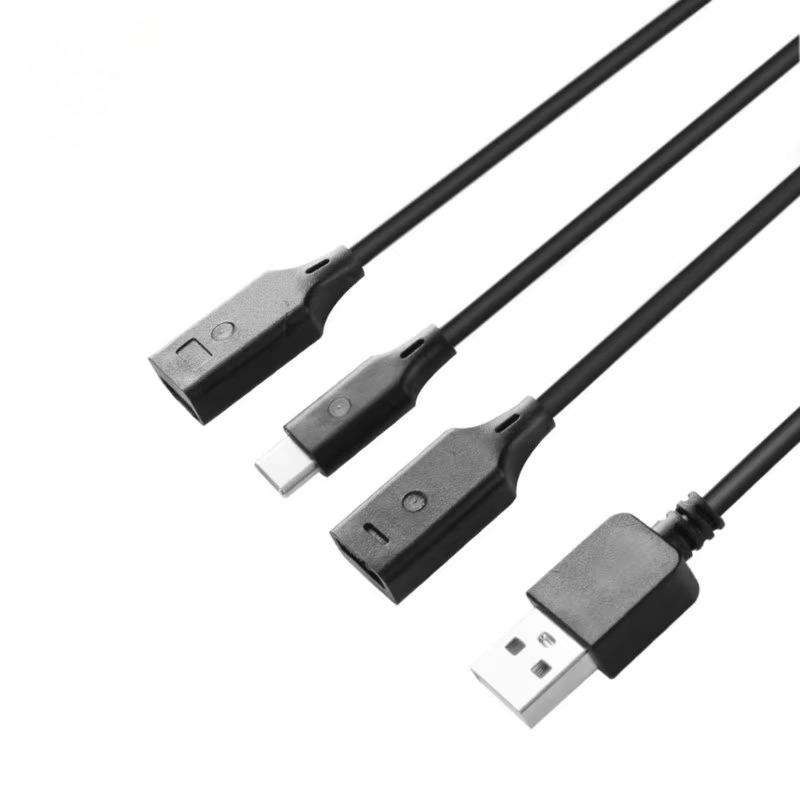 3 In 1 USB Charging Cable, Used for Nintendo Joy-con Console Controller, Gamepad Type-C Data Cable, Used for Switching Game Accessories