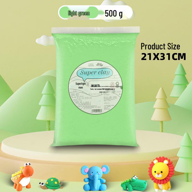 Superleichter 500g Kinder-DIY-Ton - 24 Farben, Großpackung