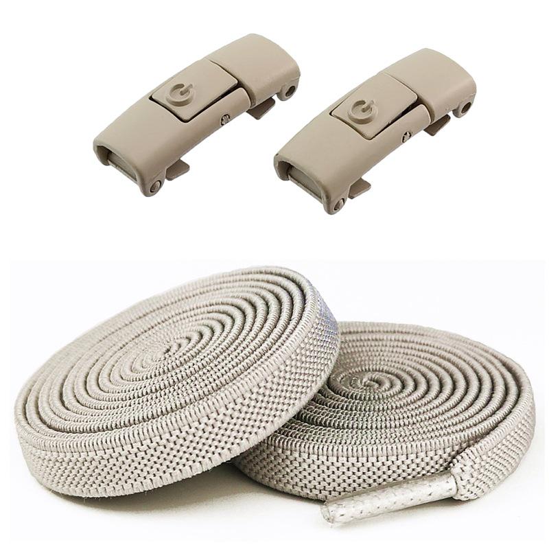 8mm Elastische Schnürsenkel-Schnalle ohne Binden für Herren und Kinder