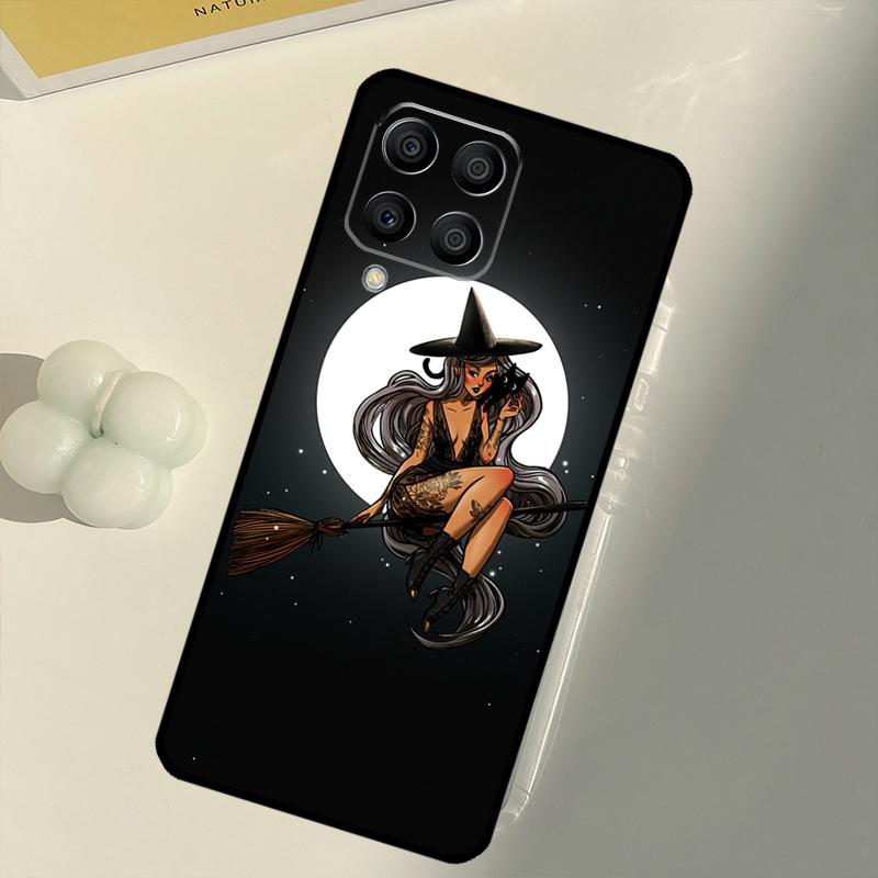 Moon Witch Horror For Samsung Galaxy M33 M13 M14 M12 M32 M52 M31 M55 M15 M11 M21 M35 M53 M34 M54 M06 M16 Case
