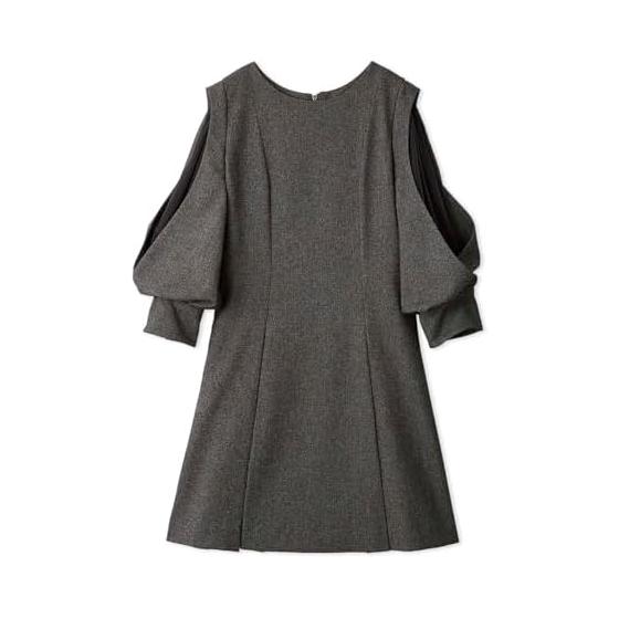 SNIDEL Sheer Shoulder Mini Dress SWFO245062 Women s