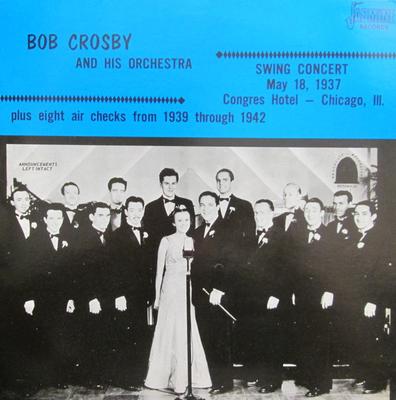 LP Record BOB CROSBY & HIS ORCHESTRA - Swing Concert JASM2512 Jasmine Records UK Jazz Used