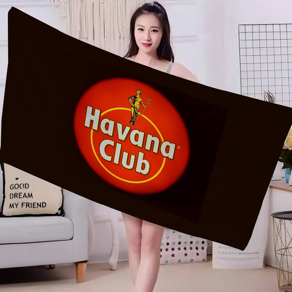 H-Havana C-Club Beach Towel Colorful Bath Towels for Girl Microfiber Quick Dry Custom Sand Free Beach Yoga Spa Gym Pool