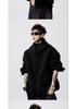 Unisex Heavyweight Double Zipper Hoodie, 300g - Sporty Loose Fit Cardigan for Spring and Autumn
