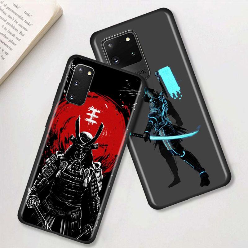 Japan Samuraj Ninja Mobilskal För Samsung Galaxy S20 FE S21 Ultra S20 S10 S9 Plus S10E S8 Mjukt silikon TPU Baksida