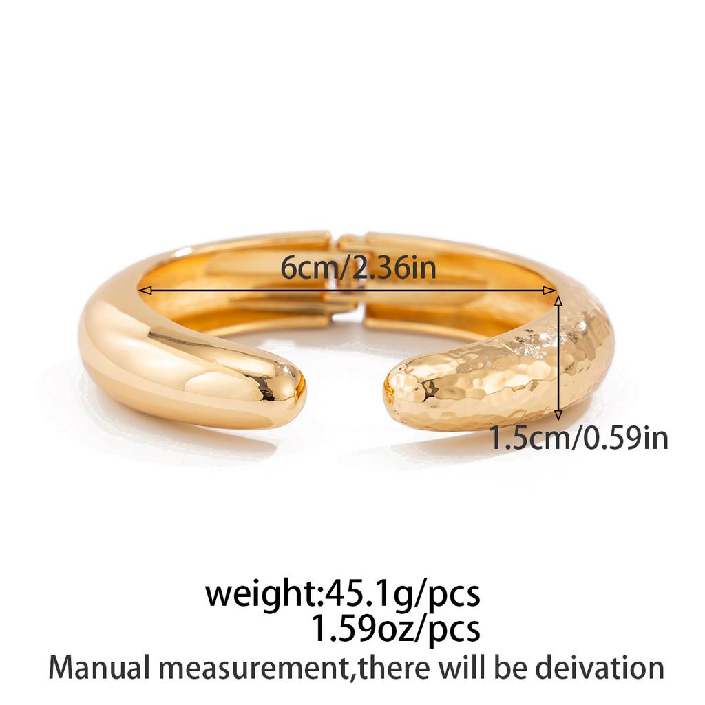 DIEZI 3 Style Exaggerated Wide Cuff Bangles Fashion Hip Hop Gold Silver Color Geometric Metal Bangles For Women Bracelet Men