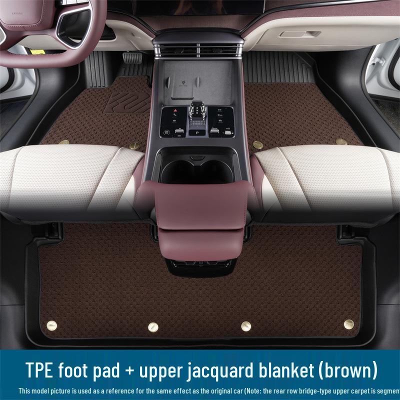 Nio ES8 Floor Mats: 3D High-Edge, Scratch-Resistant, Eco-Friendly TPE, Fits 25 Models