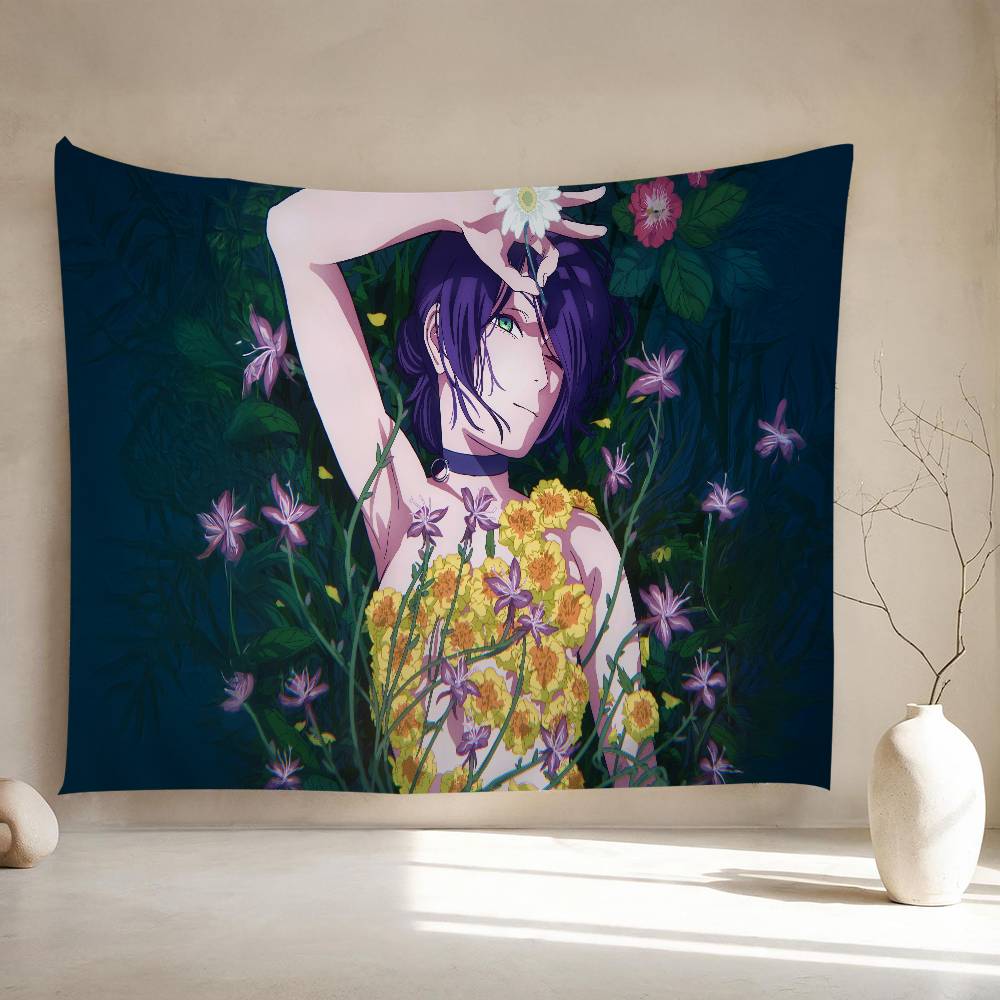 Classic Anime CChainsaw MMan Tapestry Wall Hanging Wall Hanging Bohemian Wall Tapestries Mandala Wall Hanging Sheets