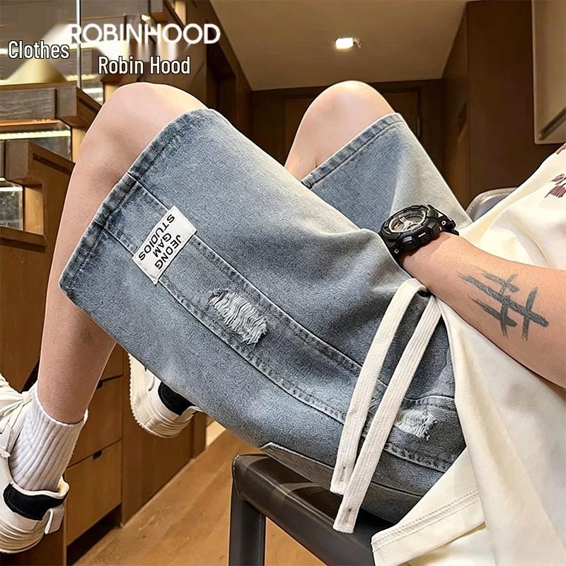 ROBINHOOD Men s Summer Denim Shorts XL